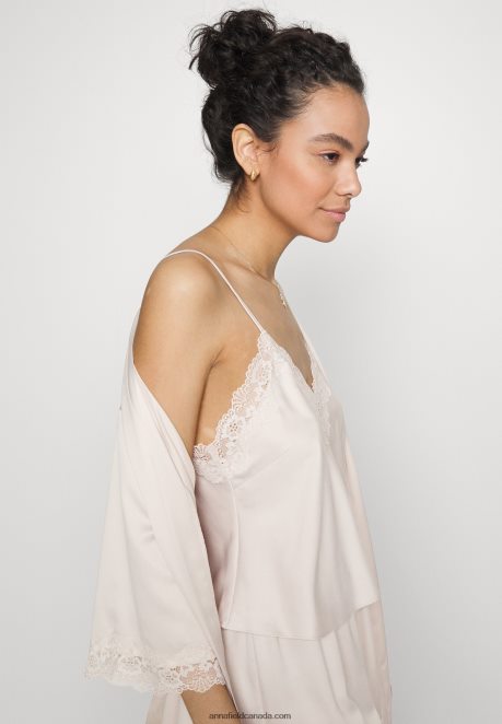 Anna Field Women Dressing Gown Off-White H42J4Z1078