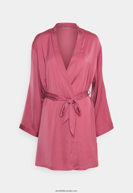 Anna Field Women Dressing Gown Pink H42J4Z1081