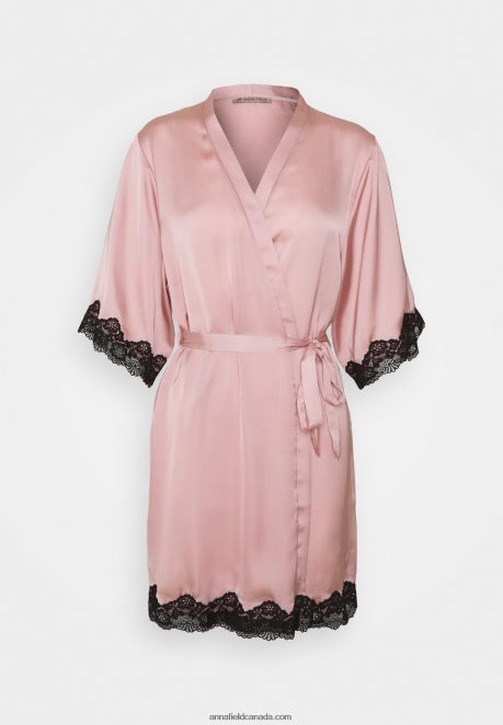 Anna Field Women Dressing Gown Pink H42J4Z1084