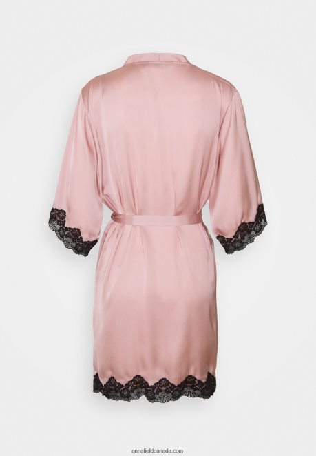 Anna Field Women Dressing Gown Pink H42J4Z1084