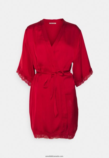 Anna Field Women Dressing Gown Red H42J4Z1092