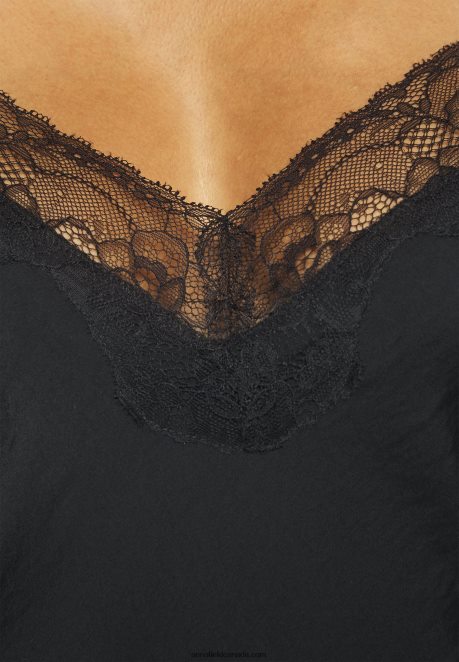 Anna Field Women Hammered Satin Nightie Nightie Black H42J4Z1050