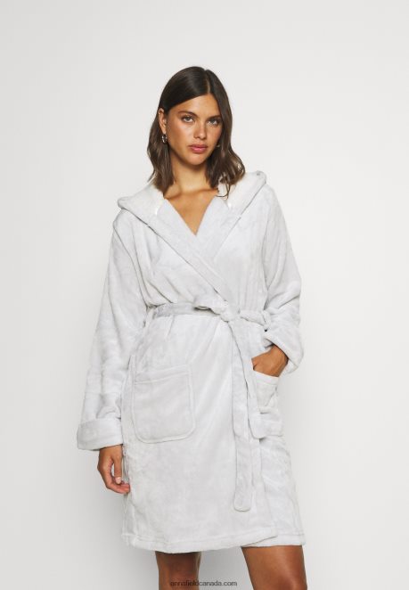 Anna Field Women Maelis Dressing Gown Grey H42J4Z1082