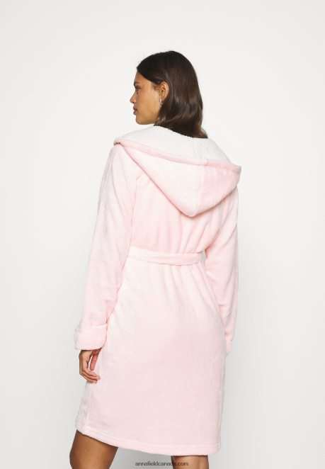 Anna Field Women Maelis Dressing Gown Pink H42J4Z1079