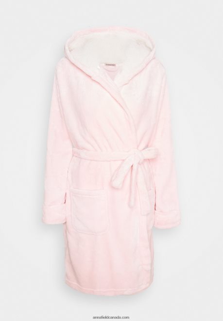 Anna Field Women Maelis Dressing Gown Pink H42J4Z1079