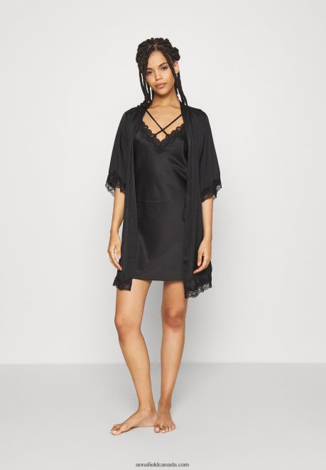 Anna Field Women Nightie Black H42J4Z1046