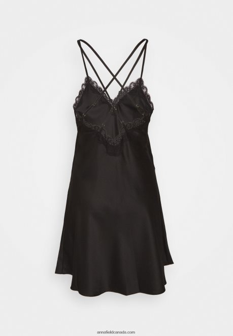 Anna Field Women Nightie Black H42J4Z1046