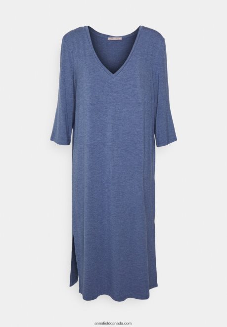 Anna Field Women Nightie Blue H42J4Z1052