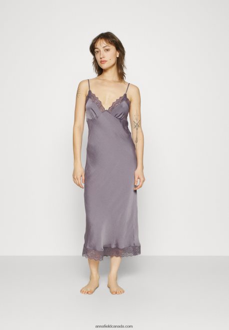 Anna Field Women Nightie Grey H42J4Z1045