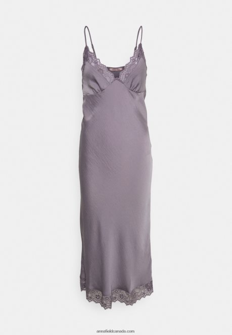 Anna Field Women Nightie Grey H42J4Z1045
