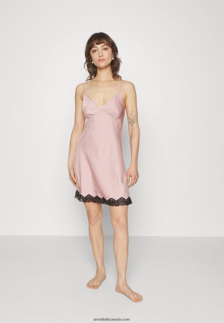 Anna Field Women Nightie Pink/Black H42J4Z1041