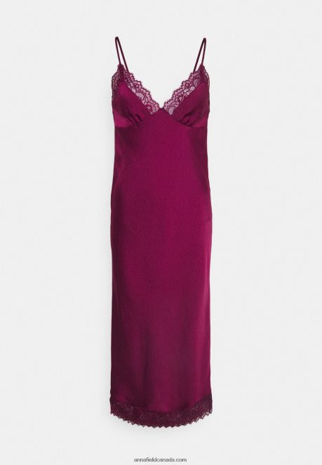 Anna Field Women Nightie Purple H42J4Z1043