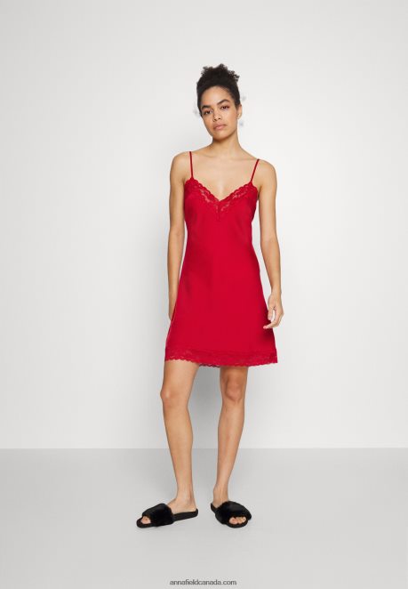 Anna Field Women Nightie Red H42J4Z1047
