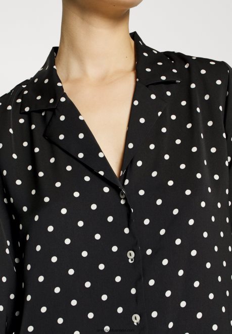 Anna Field Women Pyjama Set Black/Off-White H42J4Z1062