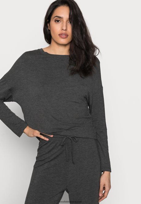 Anna Field Women Pyjama Set Dark Grey H42J4Z1071