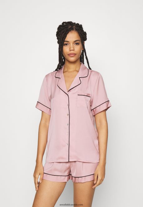Anna Field Women Pyjama Set Pink H42J4Z1073