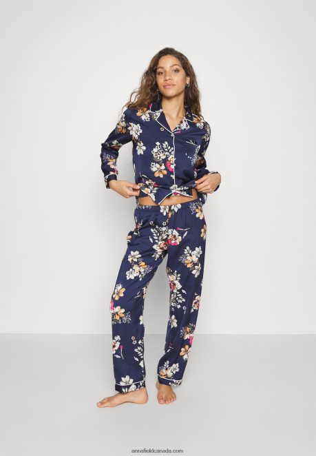 Anna Field Women Set Pyjamas Dark Blue H42J4Z1070