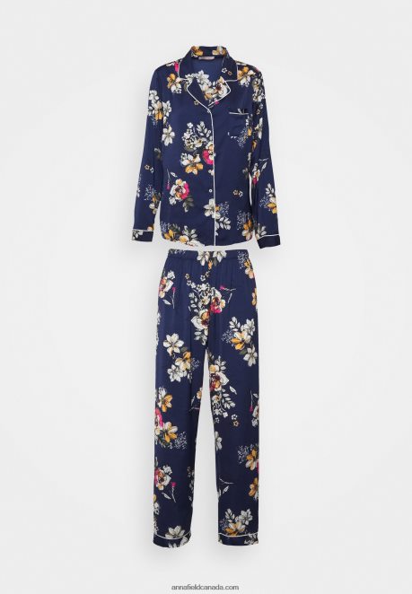 Anna Field Women Set Pyjamas Dark Blue H42J4Z1070