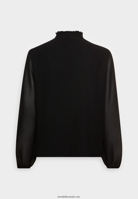 Anna Field Women Blouse Black H42J4Z701