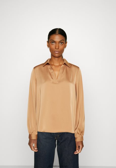 Anna Field Women Blouse Brown H42J4Z695
