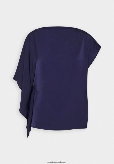 Anna Field Women Blouse Dark Blue H42J4Z699