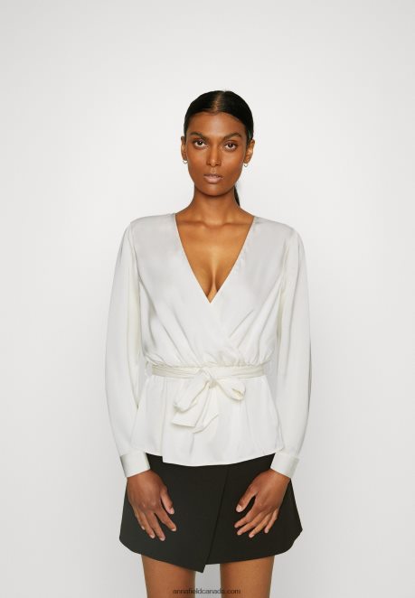 Anna Field Women Blouse Off-White H42J4Z685