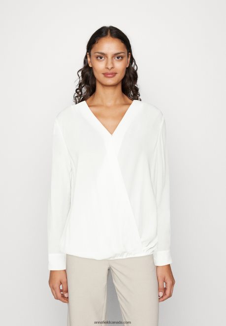 Anna Field Women Blouse Off-White H42J4Z686