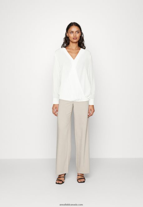 Anna Field Women Blouse Off-White H42J4Z686