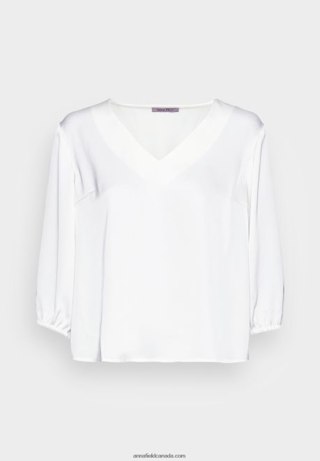 Anna Field Women Blouse Off White H42J4Z703