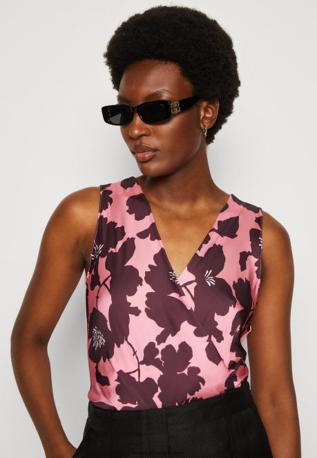 Anna Field Women Blouse Pink/Multi Coloured H42J4Z688