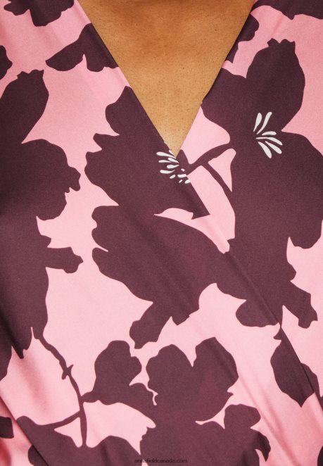 Anna Field Women Blouse Pink/Multi Coloured H42J4Z688