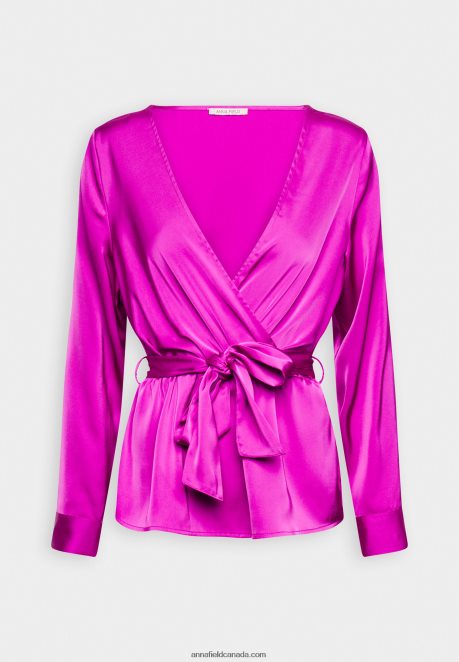 Anna Field Women Blouse Purple H42J4Z694