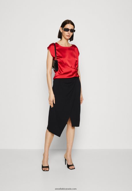Anna Field Women Blouse Red H42J4Z683