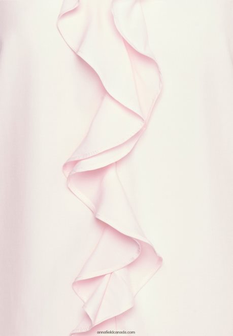 Anna Field Women Blouse With Frontal Volant Blouse Pink H42J4Z684