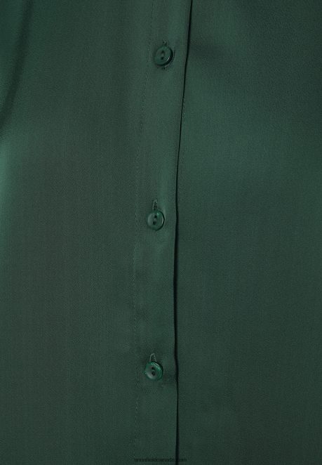 Anna Field Women Button-Down Blouse Green H42J4Z670