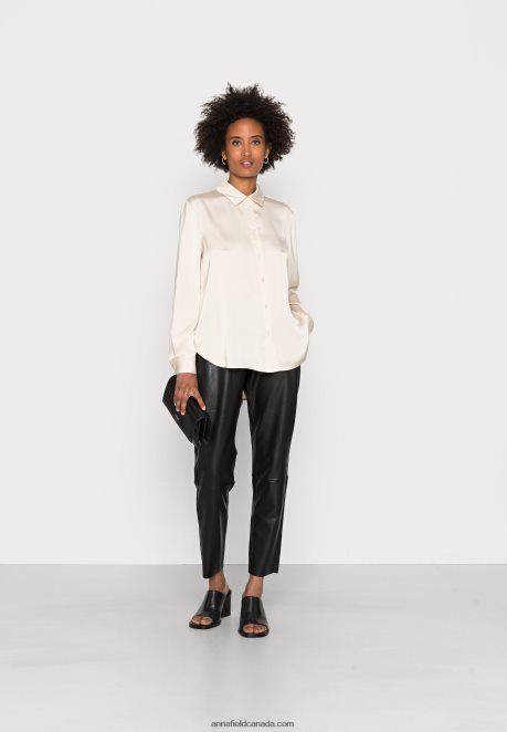 Anna Field Women Button-Down Blouse Nude H42J4Z667