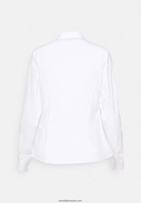 Anna Field Women Button-Down Blouse White H42J4Z675