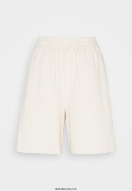 Anna Field Women Linen Mix Shorts Beige H42J4Z857