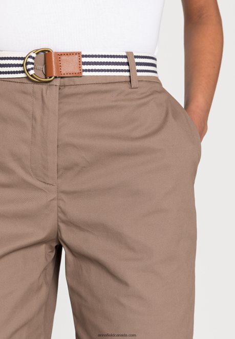 Anna Field Women Shorts Taupe H42J4Z859