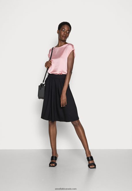 Anna Field Women A-Line Skirt Black H42J4Z773