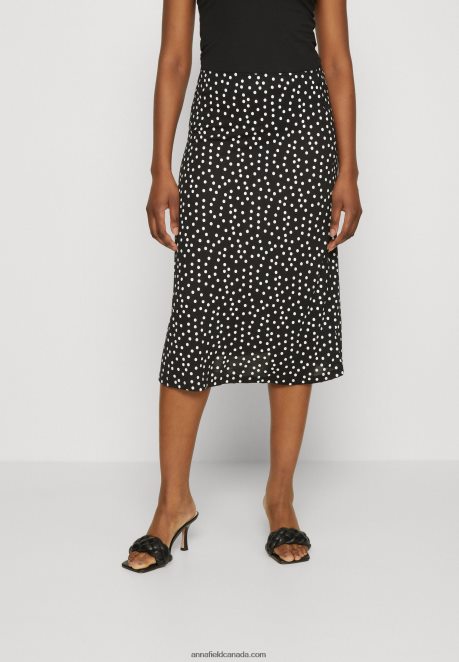 Anna Field Women A-Line Skirt Black H42J4Z790