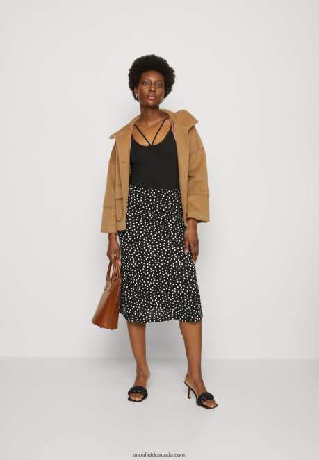 Anna Field Women A-Line Skirt Black H42J4Z790