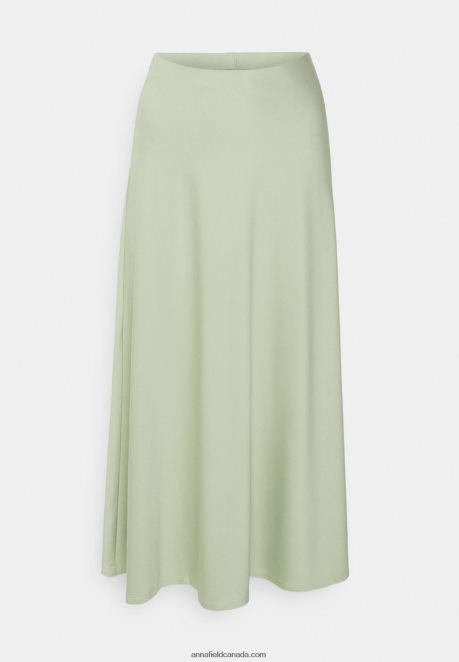 Anna Field Women A-Line Skirt Light Green H42J4Z785