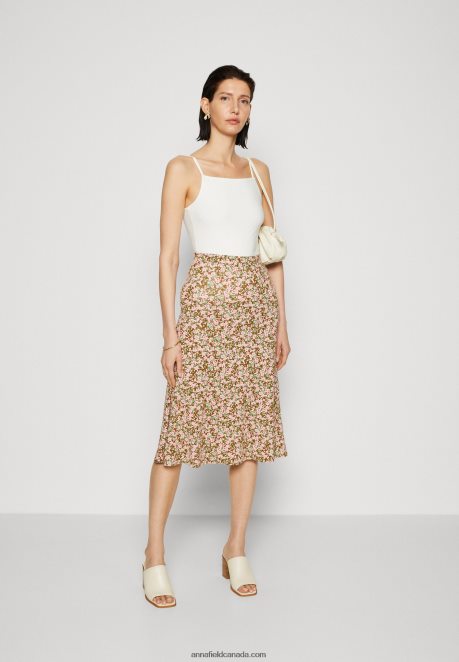 Anna Field Women A-Line Skirt Multi-Coloured H42J4Z786
