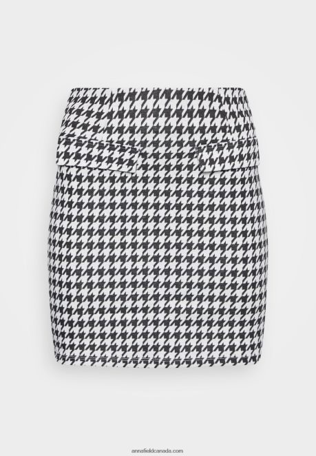 Anna Field Women Mini Skirt Black/White H42J4Z792