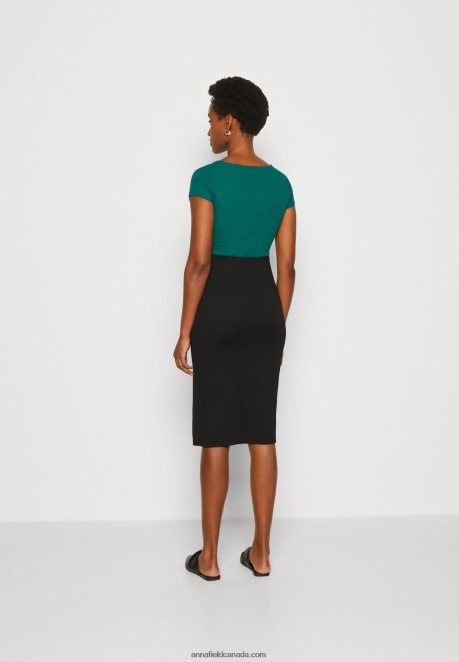 Anna Field Women Pencil Skirt Black H42J4Z797