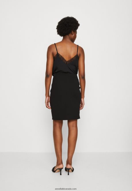 Anna Field Women Pencil Skirt Black H42J4Z799