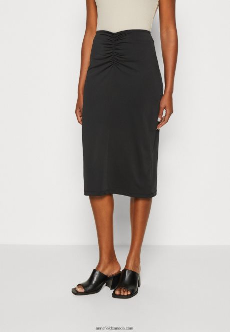 Anna Field Women Pencil Skirt Black H42J4Z802
