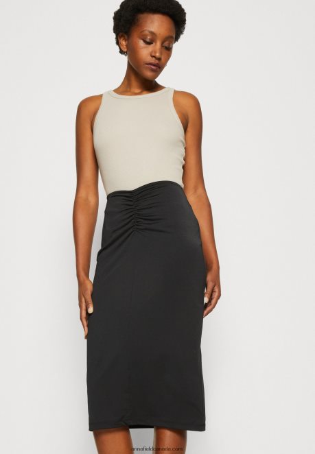 Anna Field Women Pencil Skirt Black H42J4Z802