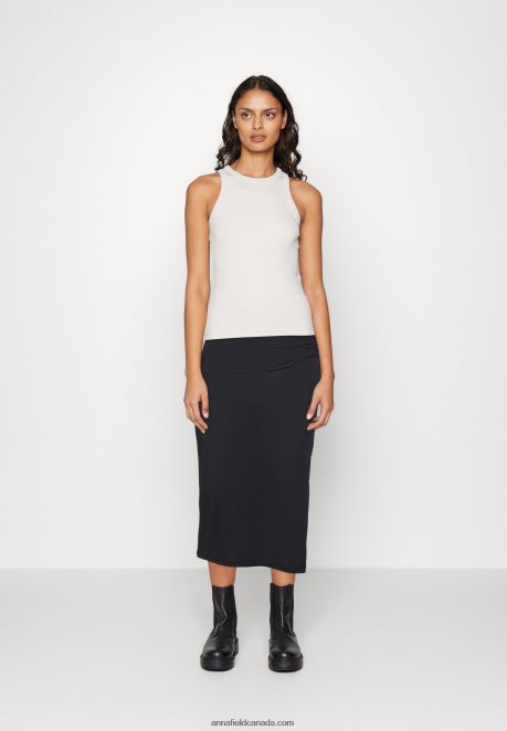 Anna Field Women Pencil Skirt Black H42J4Z811